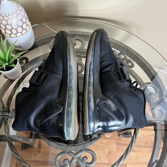 Nike Air Force Max Black Anthracite AR0974-003 Basketball Shoes Sneakers Men 8.5 - Picture 6 of 9